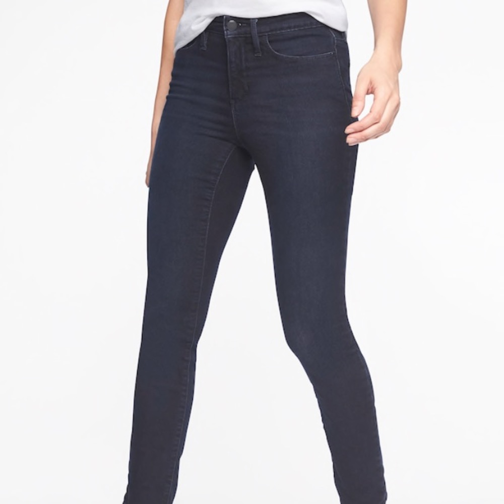 Athleta NWOT Sculptek Skinny Jeans Overdye Wash